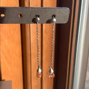 Stud dangly earrings